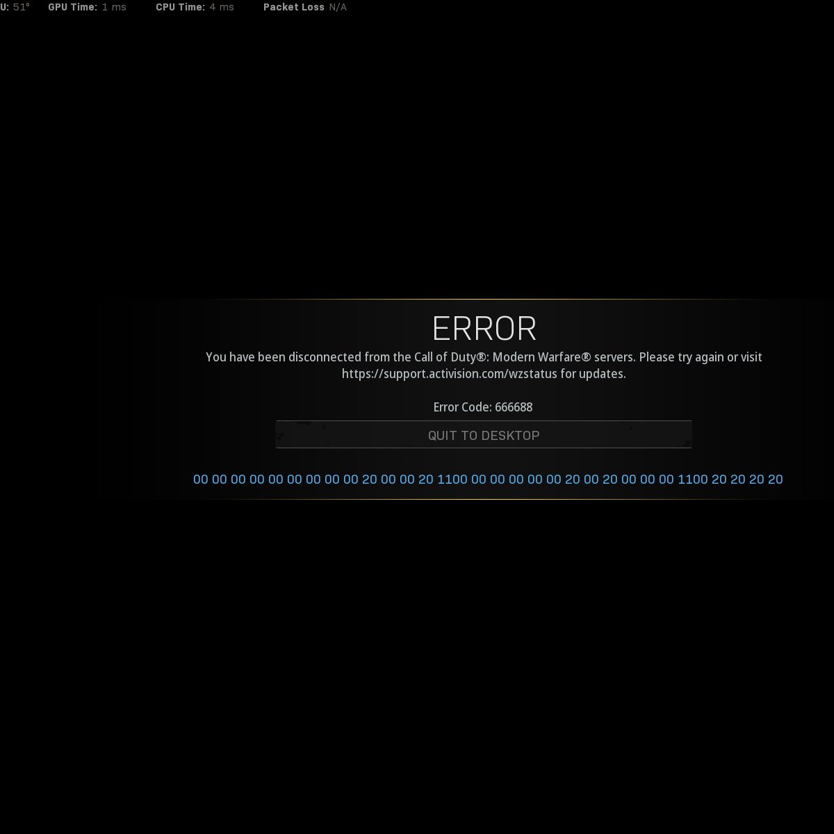 Vitudski's tweet photo. @ATVIAssist cant find solutions to this error code please help. ERRORCODE: 666688 https://t.co/VL2NpukSoK