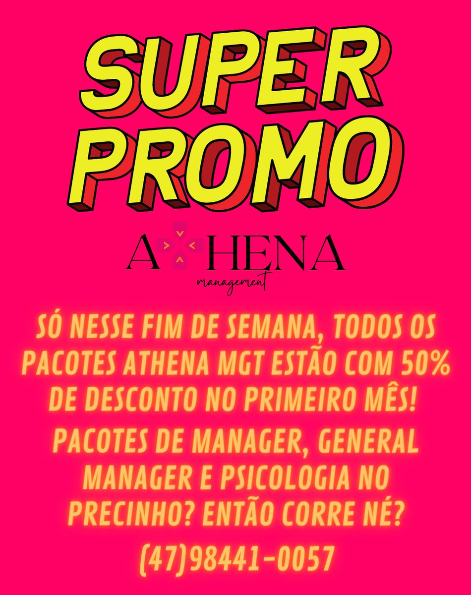 MgtAthena's tweet photo. A ATHENA FICOU LOUCA!

Super desconto de fim de semana para começar o mês de agosto trincando!
#leagueoflegends #manager #esports #cblol #cebolao #copadobarao #taçadasligas #gamesclub #battlefy #ligagg https://t.co/xMLb7Zmz33