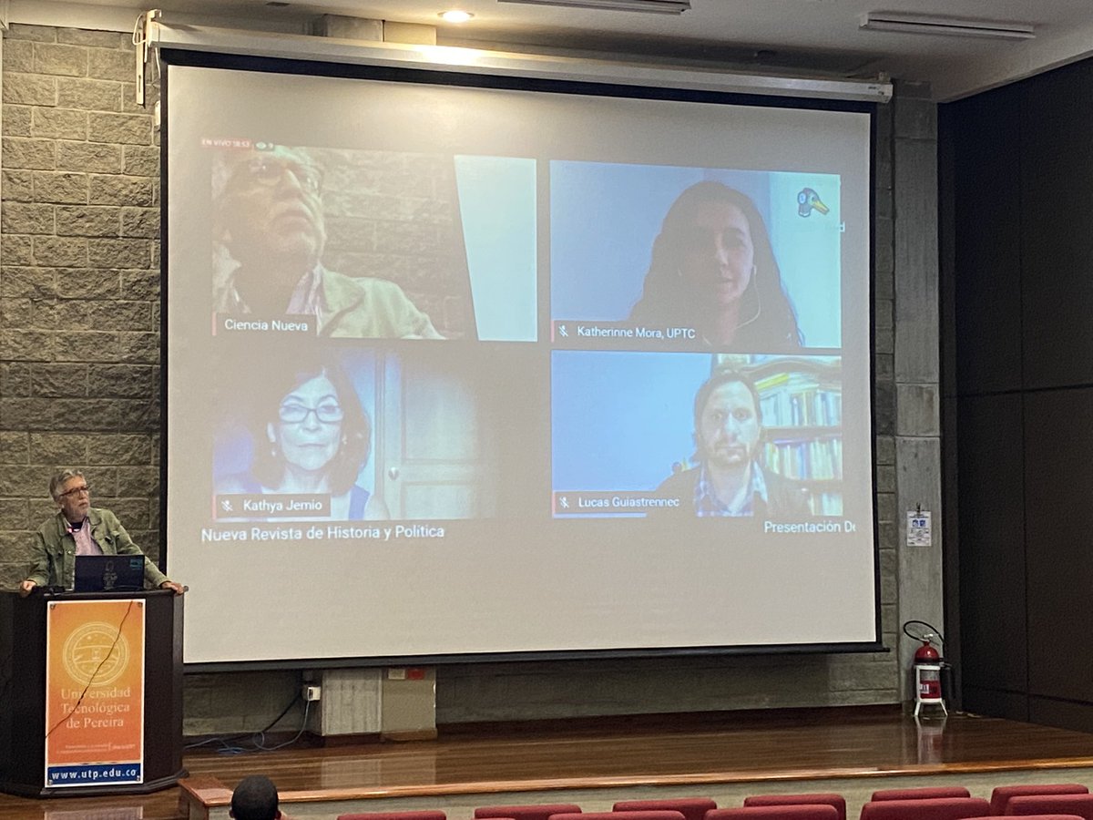smartbotero's tweet photo. En este momento en el lanzamiento de nuestro nuevo número de la revista @ciencianuevarev Vol. 6 Núm 1 con el Dossier de #HistoriaAmbiental coordinado por @agendaciudadana y #KatherinneMora se puede ver en: 👇🏼👇🏼👇🏼#CienciaNueva 

https://t.co/7FdOPz7TrM https://t.co/gVQBEz15Cy