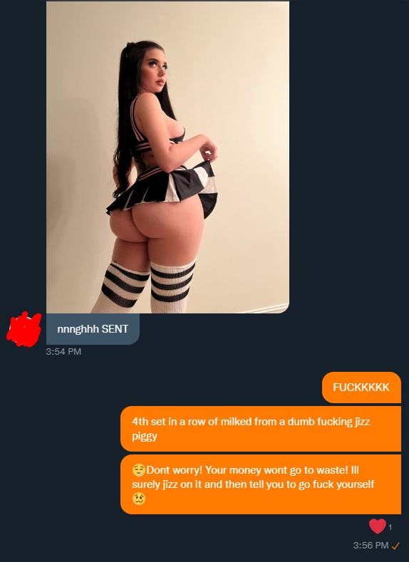 BetaGoonDom's tweet photo. Ive had 4 FUCKING SETS bought for me in the last 24 HOURS. You stupid fucking lowlifes are fueling a losers porn addiction with your BETA BUCKS 🤤

Gonna shoot my FAT ROPES from you thirsty sluts slurping me off with premium porn meat 🥴🖕

betadomme scam cock catfishfindom 2dfd https://t.co/vmOda8AmB7