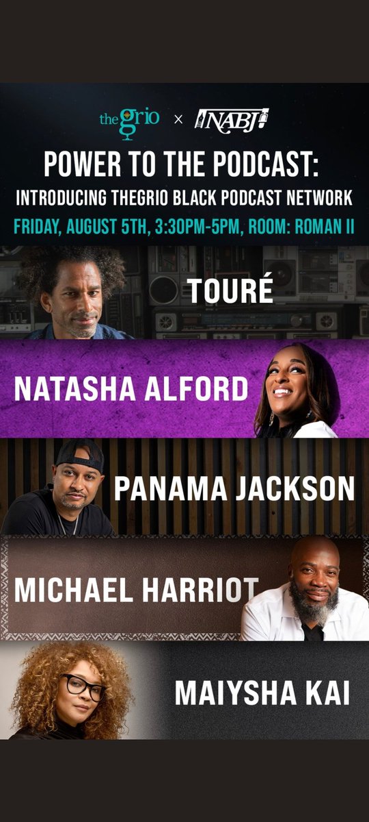 Five minutes away! Come on over! #NABJNAHJ2022