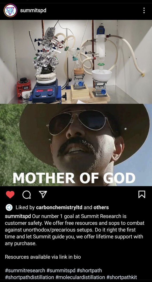 TempleGrower's tweet image. Be safe out there! 😂👌
#ShortPath

 From Summit Research's IG:
instagram.com/p/Cg44eJnhIgw/…