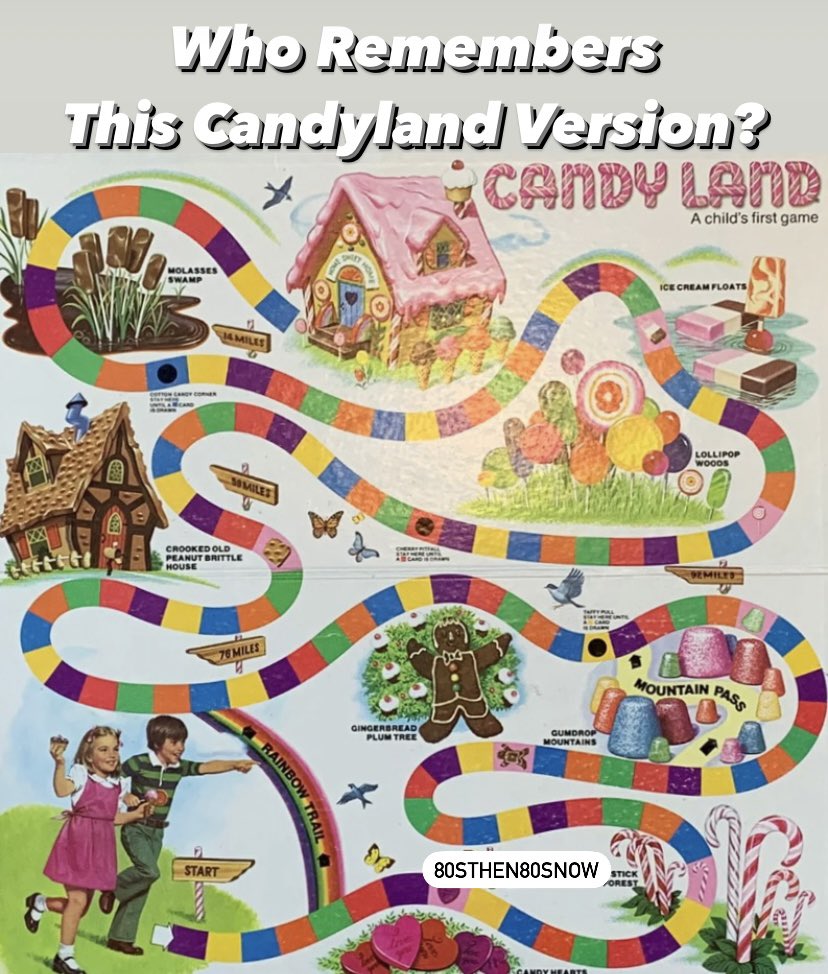 Candy Land, the vintage board game that made millions of kids dream of an ice  cream & lollipop world - Click Americana
