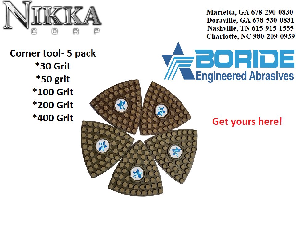 5 Pack available here.  <a href="/borideabrasives/">BORIDE</a>  #nikkacorp