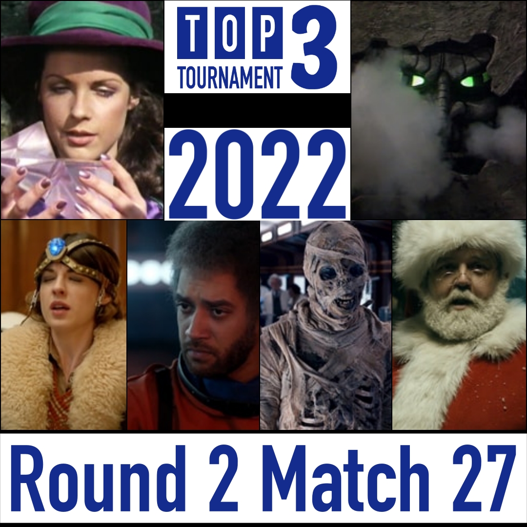 DoctorWho_Top3T's tweet photo. Whilst this account has had a short break, the T3T has continued and is towards the end of round two.  Match 27 (https://t.co/WwkzZDPf7z) is still open for votes until Saturday lunchtime whilst match 28 (https://t.co/QDKF1pPrFm) closes early Monday morning (times in BST). https://t.co/el6dcCqRD9
