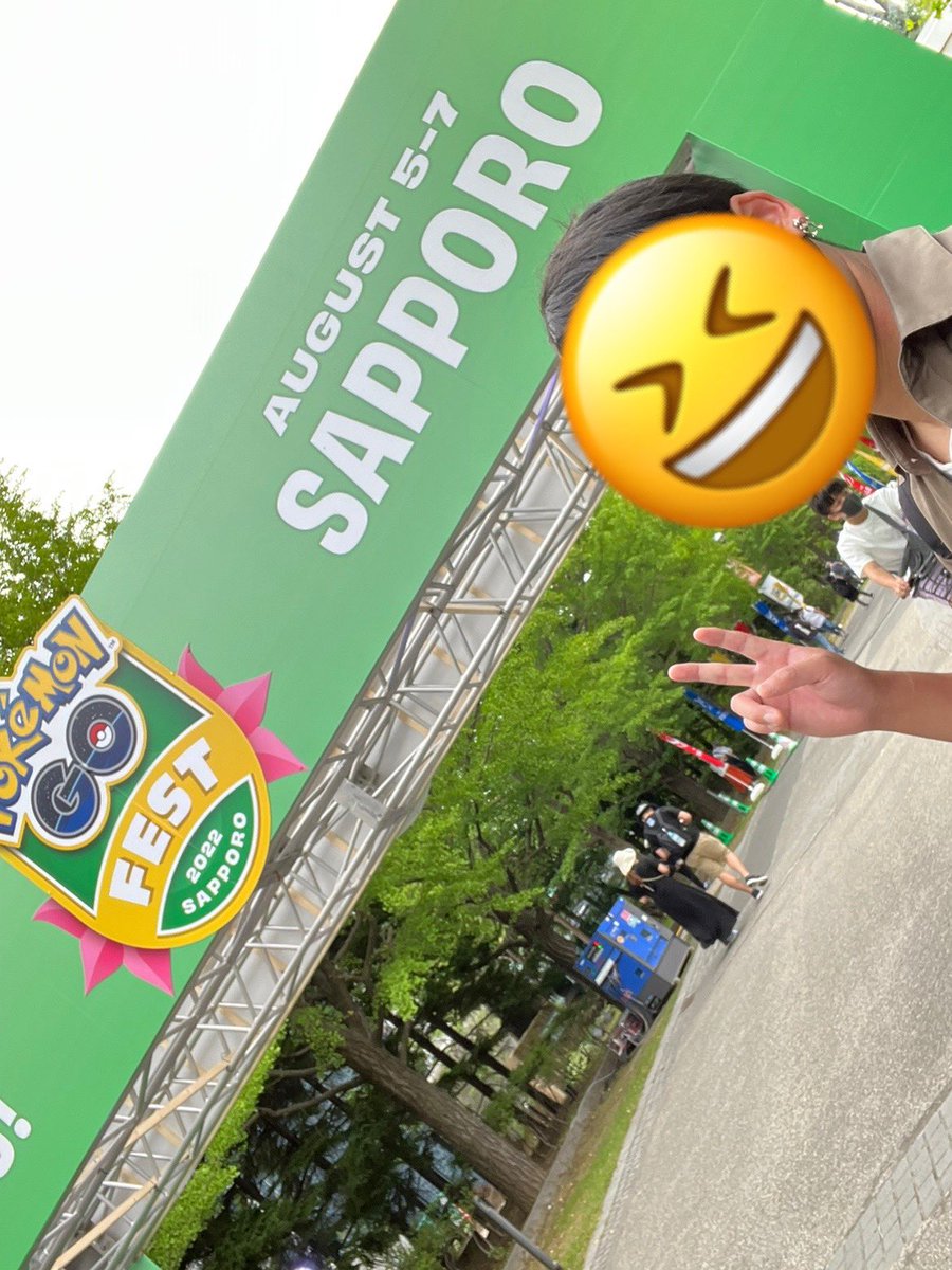 seira2330's tweet photo. 着きましたー！

　#ポケモンGO
#PokemonGOFest2022 https://t.co/mtFtZNH6Og