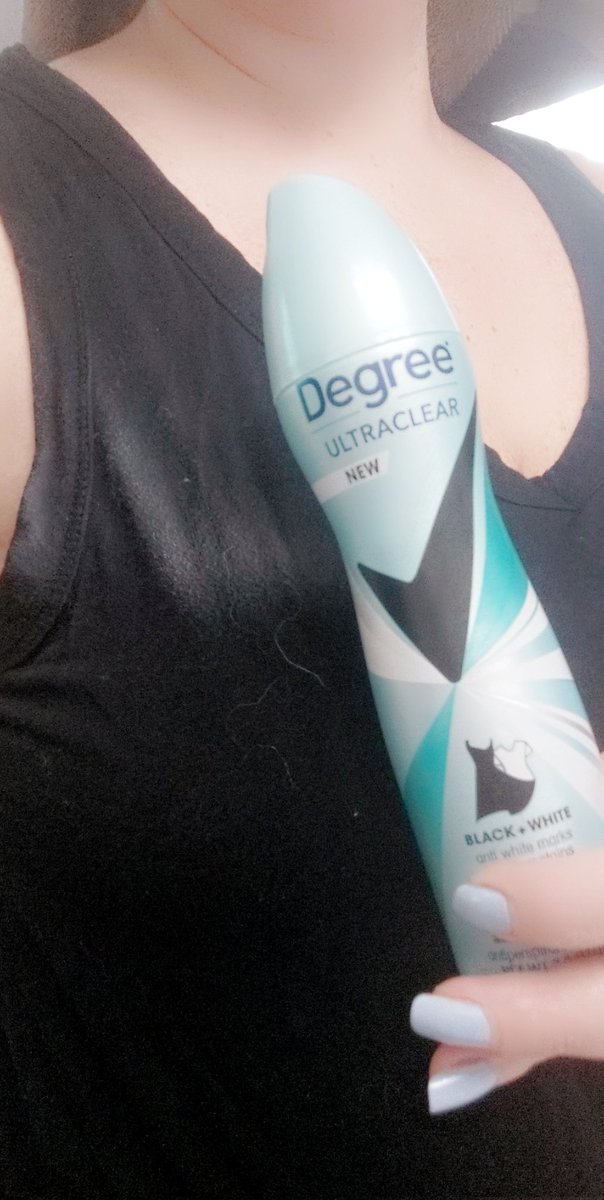 MrsBContes's tweet photo. Uhm @Degree this is what we call false advertising. Note the giant white streaks. https://t.co/42suJRygJT