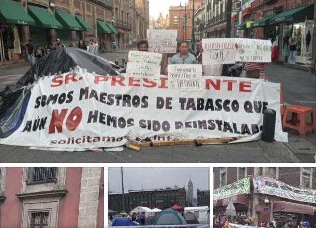 OjoVisor_62's tweet photo. Ahora resulta que la más corrupta e ineficiente titular de @SETabasco, la responsable de la golpiza a maestros y que otro grupo de mentores estén plantados frente a Palacio Nacional es candidata a secretaría de @SEP_mx este gobierno está al revés @DayanaNara1 @leonelboca_tap https://t.co/yFfZJecGYM