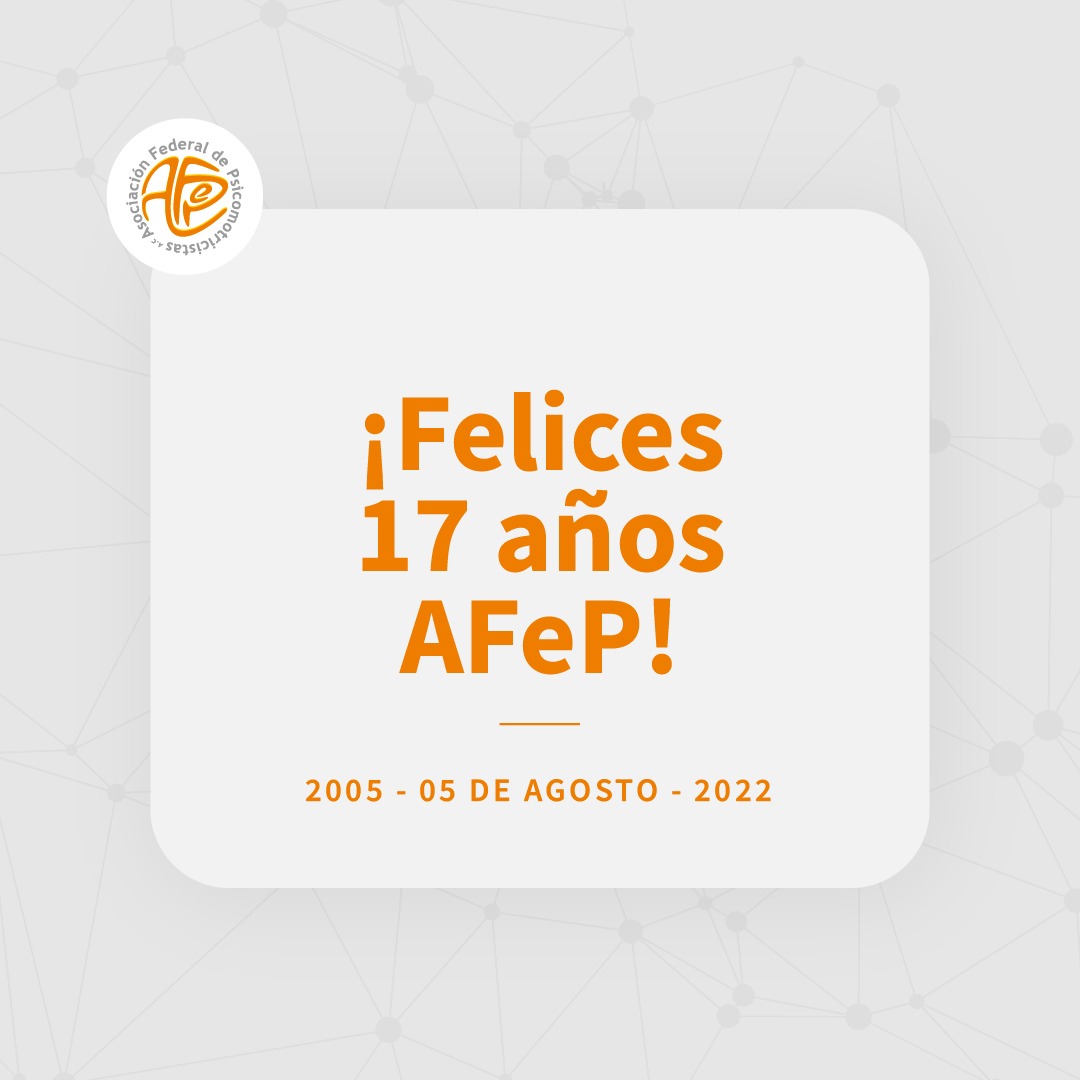 Afep_psm's tweet photo. 🥳 ¡Hoy celebramos a todas aquellas personas que durante estos años sostuvieron con tiempo donado y convicción a la AFeP!

Una historia que comenzó en 2005 en la Biblioteca Córdoba, cuando se dio comienzo a la Asamblea constitutiva de la Asociación. ¡Feliz cumple AFeP! 🧡 https://t.co/8DRnDVGMGb