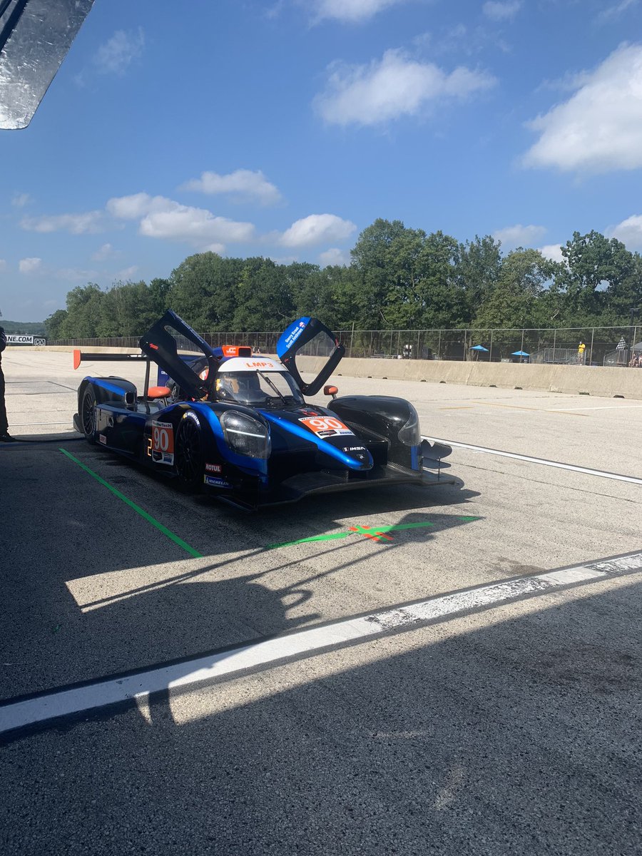 P2 in Practice 2 #IMSA #RoadAmerica #IMSAFastlane