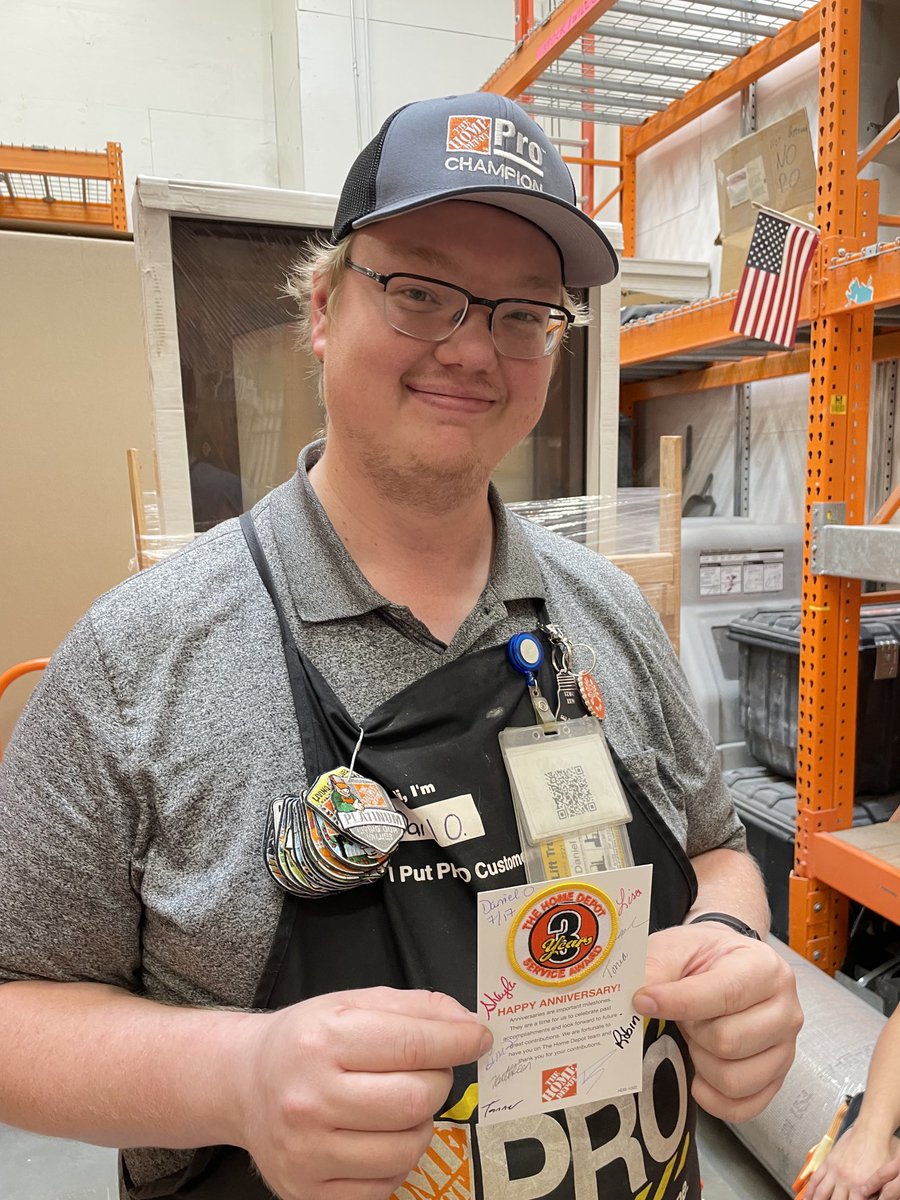 Congrats on three years, Daniel!  You do great things for both our associates and our customers!  Keep driving, keep helping, and keep engaging!