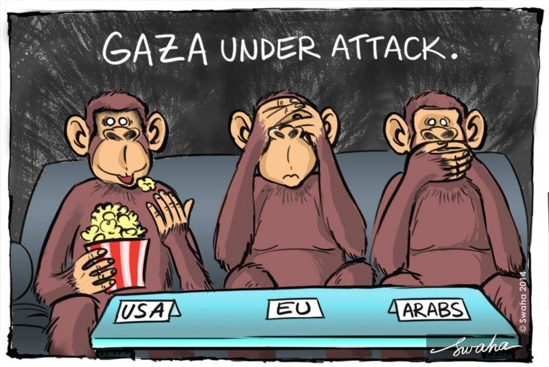 When Gaza is under attack from isr*el, nobody cares. Of course, Gaza is not Ukraine! #GazaUnderAttack