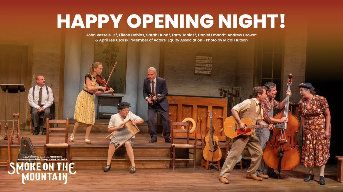 HAPPY OPENING NIGHT to the cast and artists behind the Portland Stage and Maine State Music Theatre Co-Production of SMOKE ON THE MOUNTAIN! #Maine #Theater #Performingarts #Musical #PortlandMaine

Buy Tickets: portlandstage.org/show/smoke-on-…