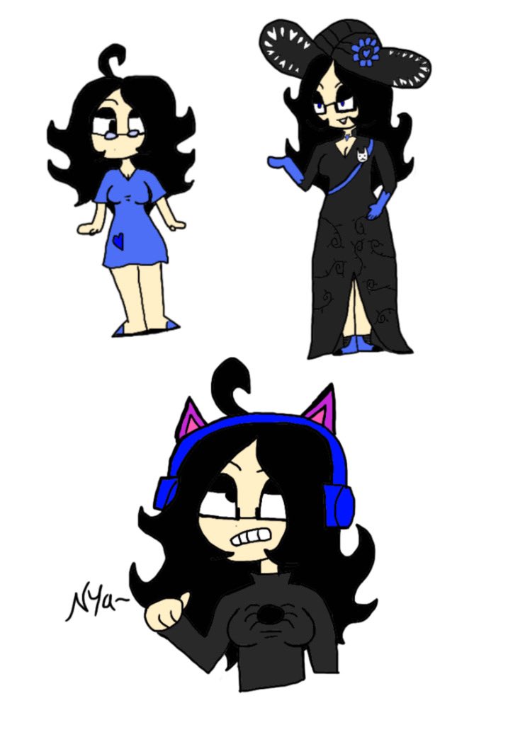 I’ve been doing some digital drawing the past few days and these are the finished products! Four of them were transferred from the original traditional drawings while the second one was made last night with @morganrhiww 

Lots of Angelia with lots of improvement! I be trying! 💙