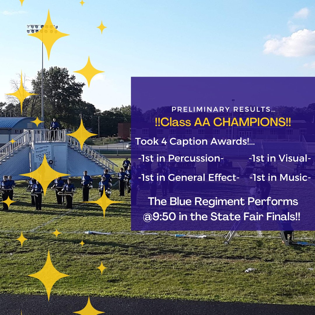 Centerville Bands (@cvillebluereg) on Twitter photo 