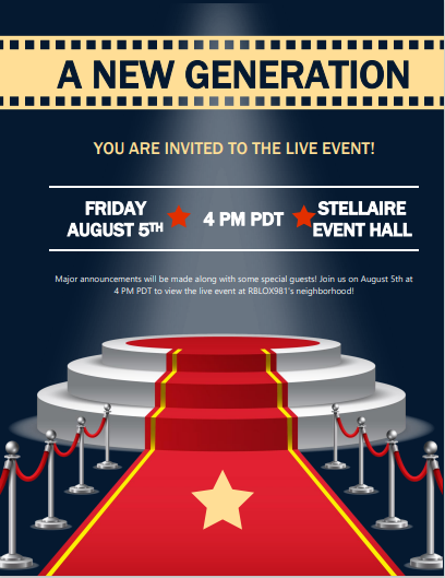 HibanaGrp's tweet photo. The live event will be starting in a few minutes! Join the neighborhood Stellaire Enterprises Corp to watch in person all that we have in stock for you! https://t.co/AWx3JTso64