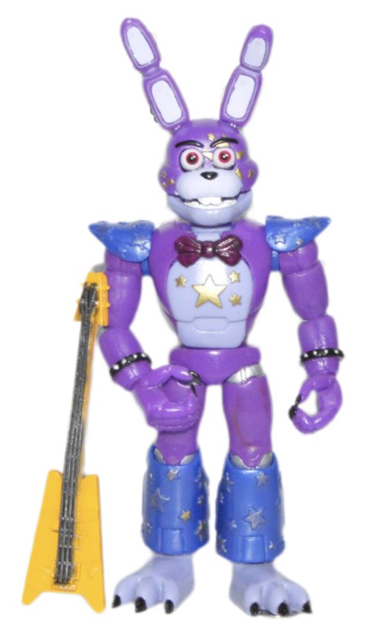 FNAF Glamrock Bonnie mexican toy figure Five Nights At Freddy´s Security  Breach