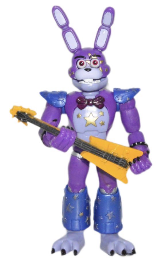 GLAMROCK BONNIE FIGURE 10 FNAF Five Nights At Freddy's SECURITY BREACH  MEXICAN