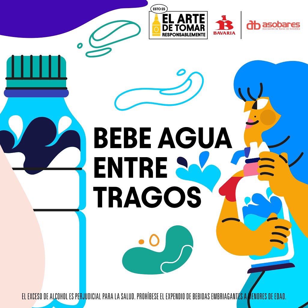 Asobares's tweet photo. Seguimos con @BAVARIA_OFICIAL celebrando el Día de la Cerveza. #ViveResponsable #diadelacerveza Aquí unas pautas que puedes implementar e imágenes que puedes usar para promover el consumo responsable en tú Establecimiento 👇 @Sfadul https://t.co/wa514rMi2X