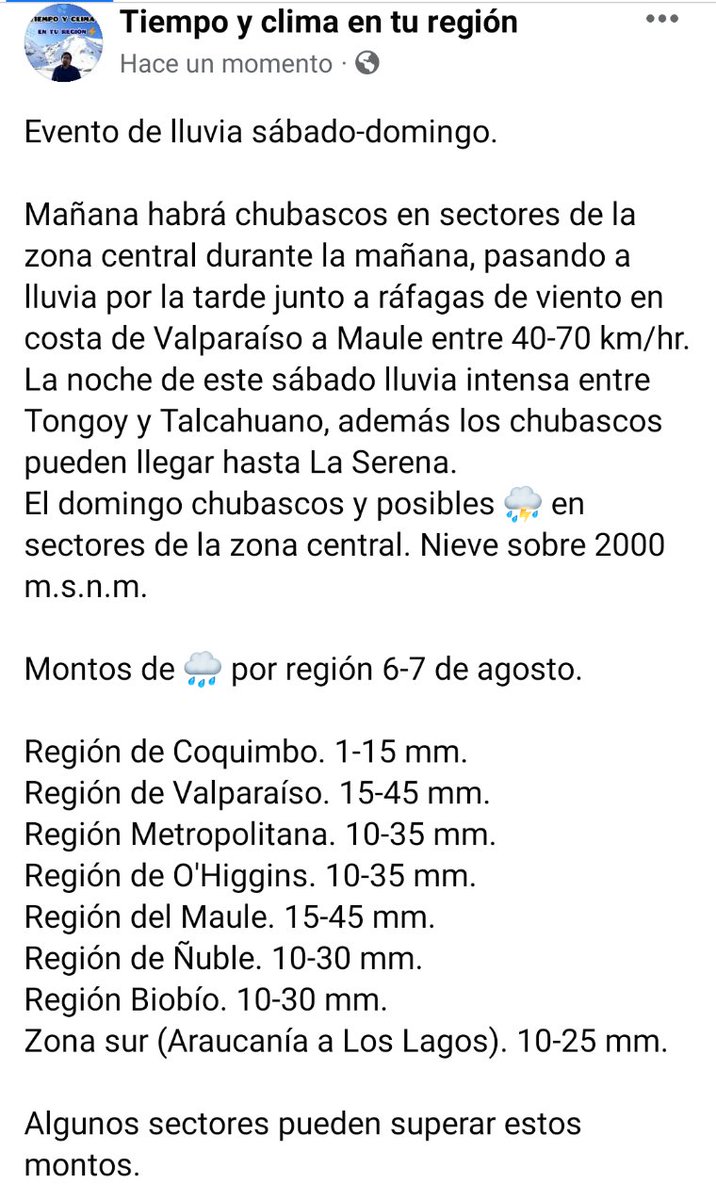 EdoWeatherman's tweet photo. Actualización evento de lluvia sábado -domingo

Adjunto imagen con el detalle de montos. https://t.co/BtgfxD558E