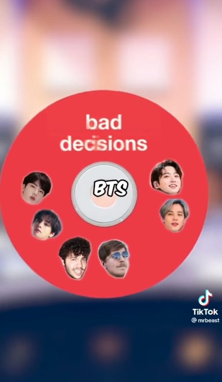 Did Mr. Beast produce BTS's new song Bad Decision? - BTS Iconic Memes -  Quora