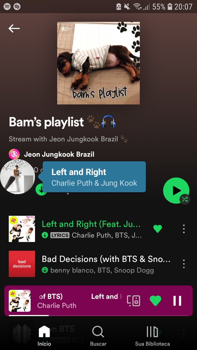rmdoce's tweet photo. @JeonJungkook_BR Oin☺️
#StreamBamsDad 🐾 https://t.co/k1dw0dmWzm