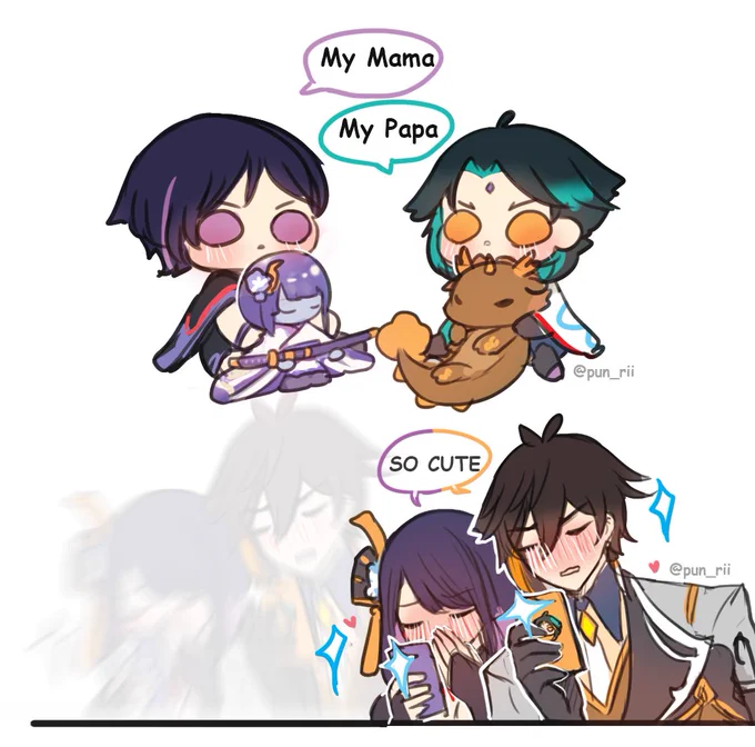 😅 #xiao #zhongli #RaidenEi #Scaramouche #raiden 