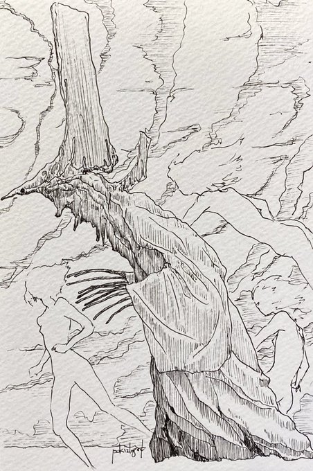 去年の今頃描いた絵です。 