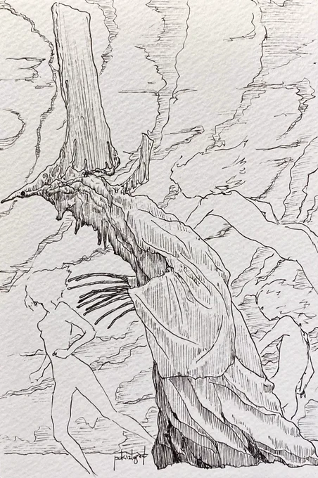 去年の今頃描いた絵です。 