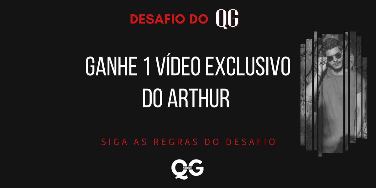 qgaguiarthur's tweet photo. 🚨 [ DESAFIO DO QG FINAL DE SEMANA ]

Com intuito de divulgar as músicas do Arthur e uma diversão pra vocês, criamos esse desafio com muito carinho. 

📽️ Quer ganhar um vídeo do Arthur? Então segue as regrinhas para saber como vai funcionar. https://t.co/VLUS66kQX1