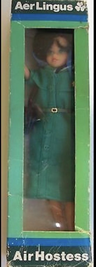McNiffecent's tweet photo. Has anyone a vintage Aer Lingus doll that they don’t want? I just learned of their existence &amp; as ex EI cabin crew would love one. Thanks 🙏will buy 👌🏻@AerLingus https://t.co/mlus6wJZBm