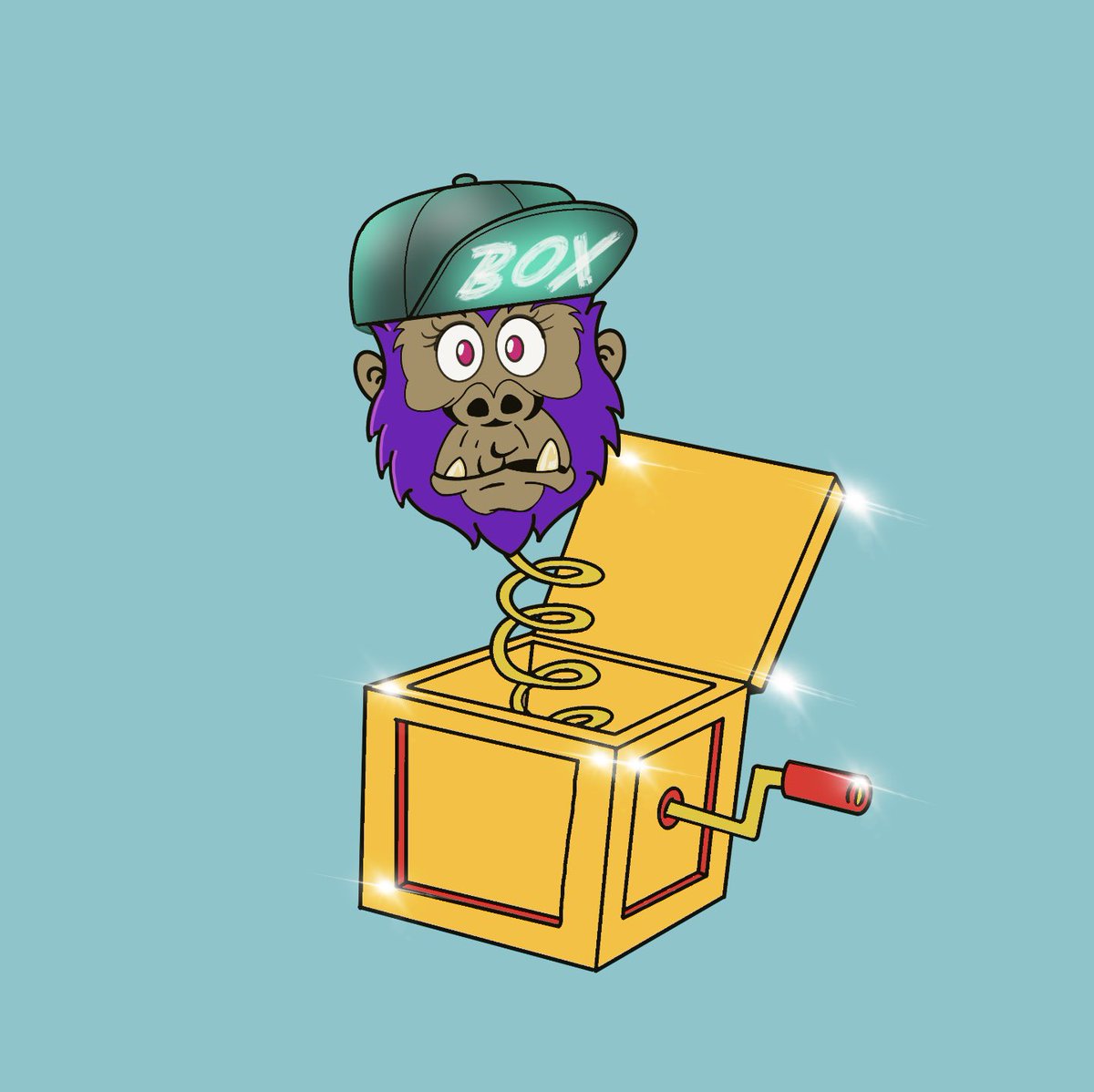 I wonder what will happen to when someone mints a #GoldenBox 🤔 A lot of fun stuff in the making!! #NFTINABOX #NFT #NFTs #Ethereum #BAYC #NFTart #ApeInABox Give us a follow!!