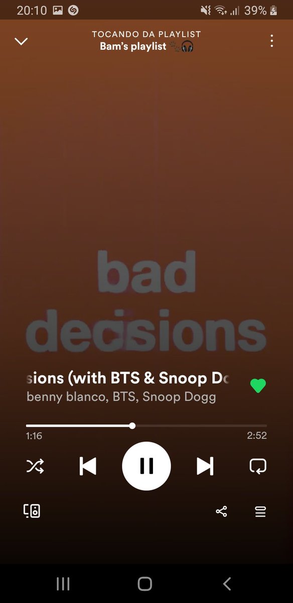 dream_nice3's tweet photo. @JeonJungkook_BR Bad Decisions 😍
#StreamBamsDad 🐾
HISTORY MAKER JUNGKOOK
Stream #LeftandRight by #CharliePuth (Feat. #JungKook of @BTS_twt) @charlieputh https://t.co/8Xr2WYAbcc