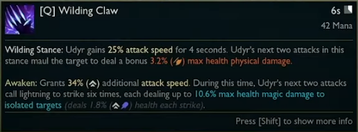 Eu picko Udyr independente do matchup tweet media