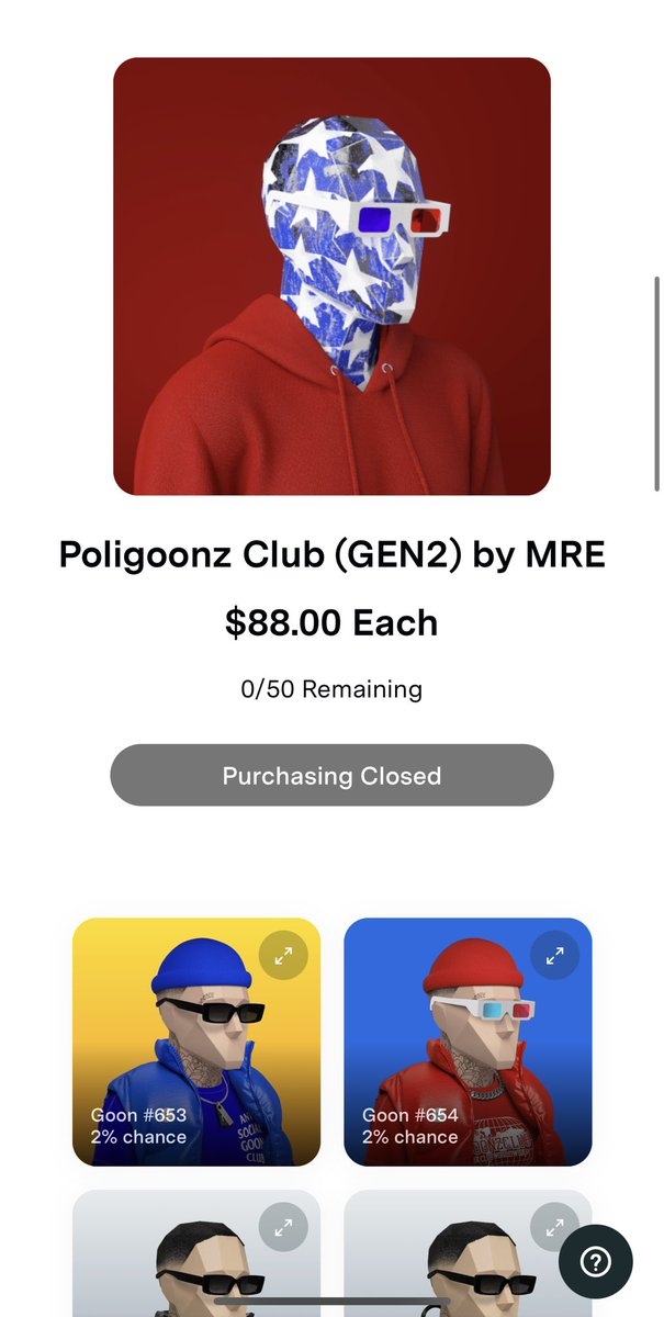 poligoonz's tweet photo. Sold out in minutes! Lets see everyones new Goonz. 👀 https://t.co/gPtY06nYrM