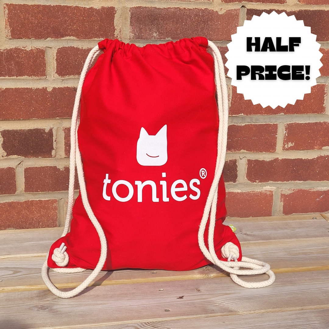 🌟🌟 HALF PRICE 🌟🌟⁠⁠
50% off Tonies Drawstring Bags⁠
⁠
This weekend only / until stocks last!
💌 Available to purchase on our website.