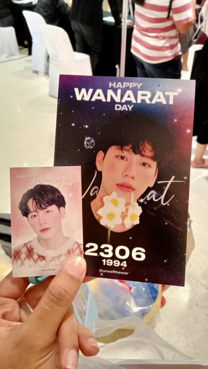 vtmmilk_13's tweet photo. ขอบคุณนะคะ Give away น่ารักมากเลยค่ะ 
@unvofthewar 
#Wars1stBDFanmeet https://t.co/viFDQpzOyO