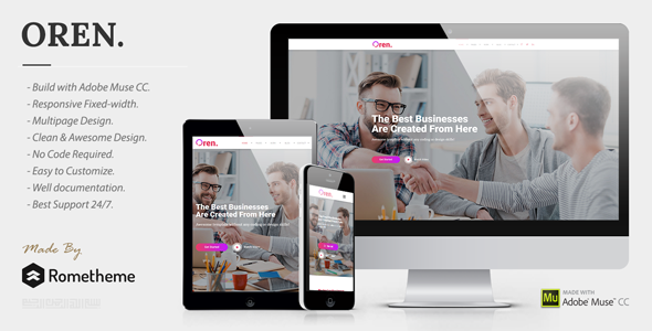 stylelibreview's tweet photo. OREN - Responsive Multipurpose Adobe Muse Template
https://t.co/gsoS1Qtkrz
#adobemuse #creativestudio #gradient #multipurposephotography #musetemplates #parallax #rometheme #themeforest #agency #business #corporate #creative #personal #responsive #freelance https://t.co/cMGTSExZR7