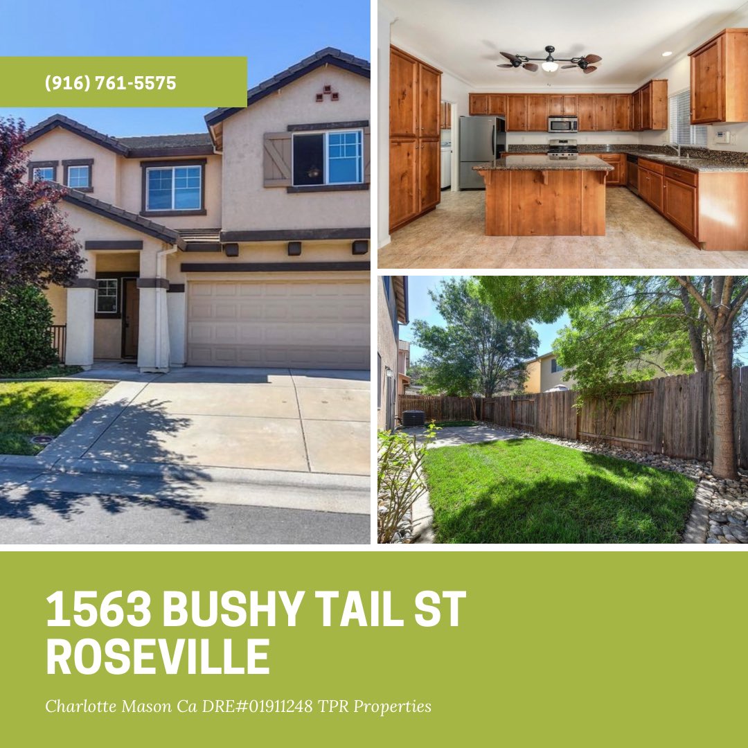 3-4 Bedrooms, 2.5 Baths, 1884 Sq Ft in desirable, gated Roseville community. Offered at $600,000 🔥