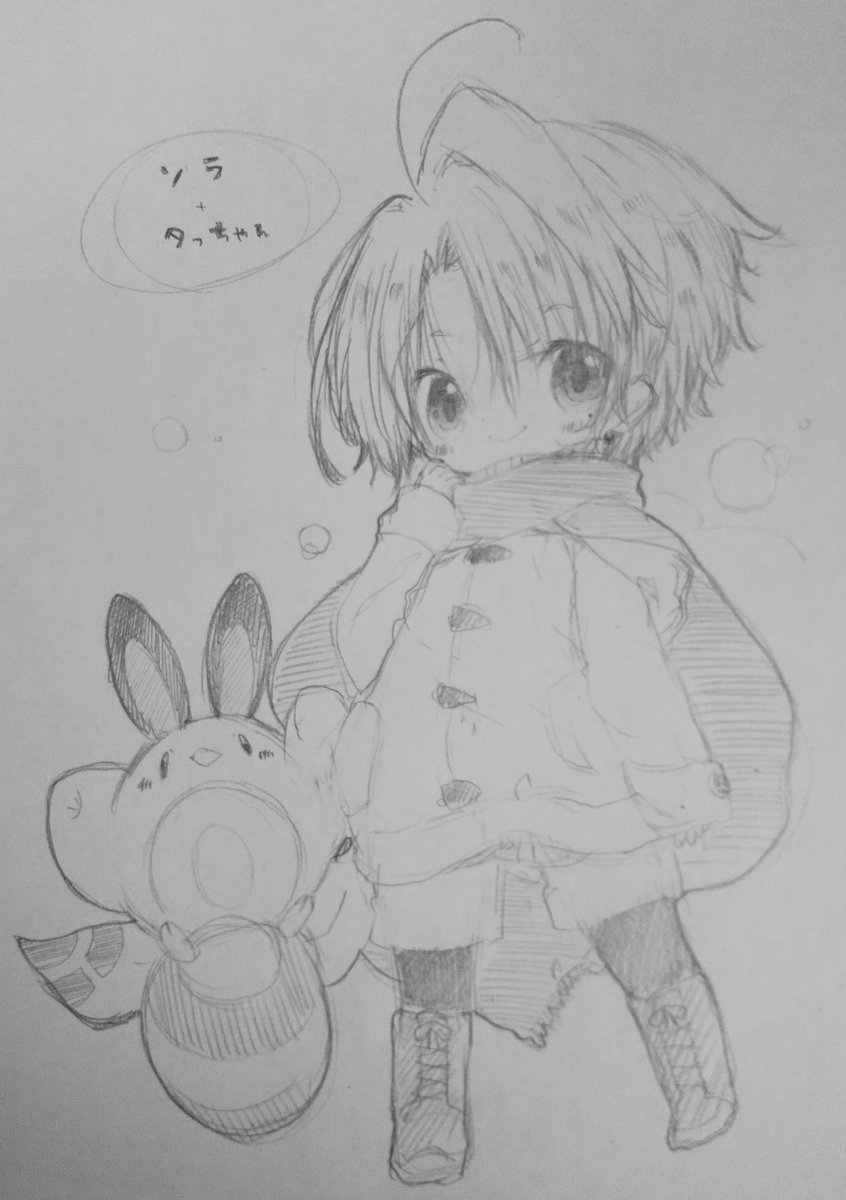 ポケおりじ落書きでソラとタっちゃん(オタチ♂) 