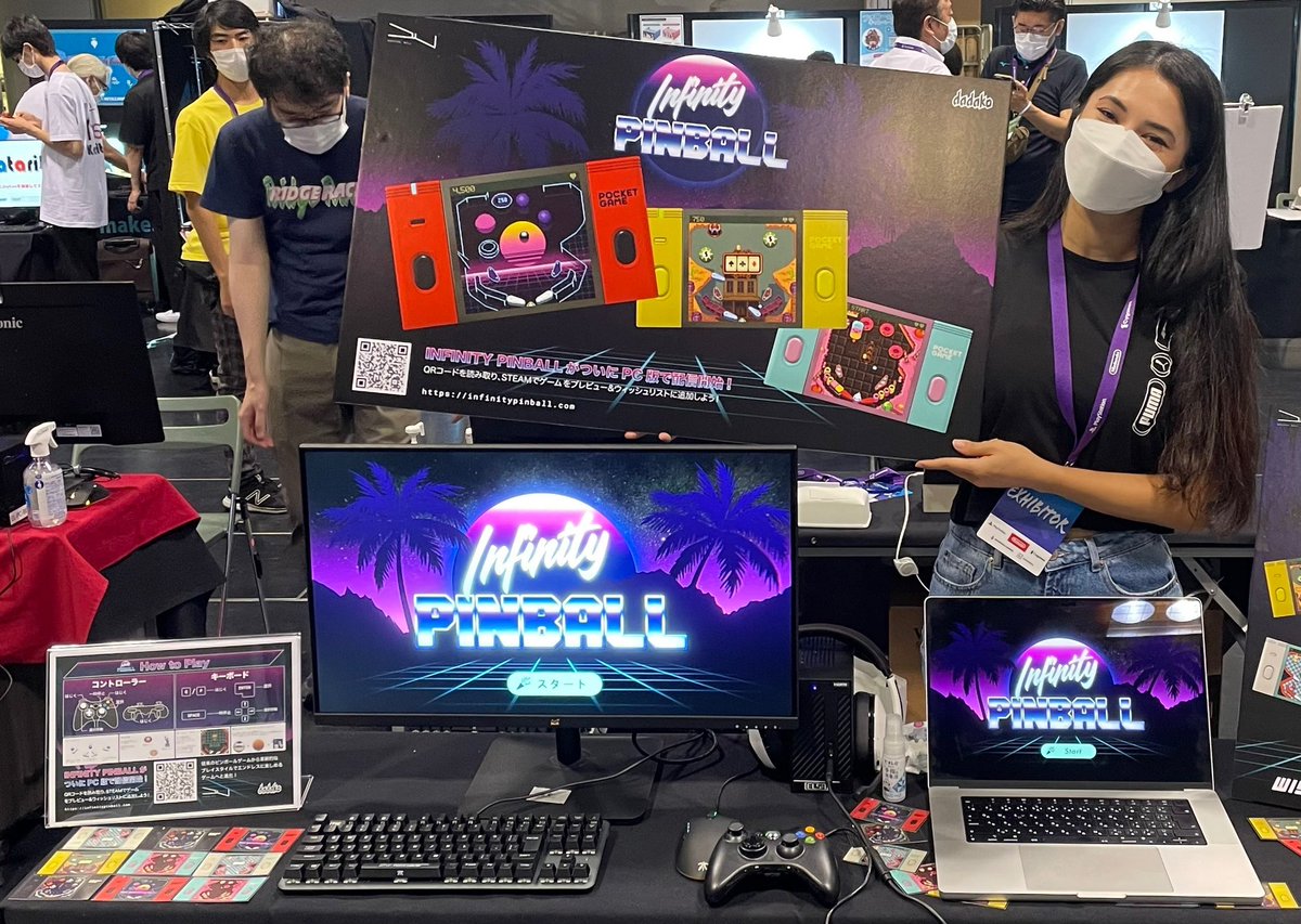 wortal_ai's tweet photo. 📣First day of #BitSummitXRoads started!
#InfinityPinball is ON! at Booth 6 waiting for you 🎮 🥳
#DIgitalWill #Indiegaming #gamedev https://t.co/yd1keN8B6O
