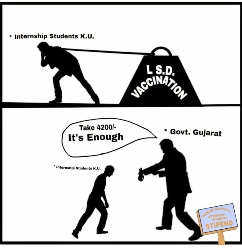 #Increase_Guj_Vet_Stipend 
#guj_veterinary_students_on_strike 
#guj_vet_union 
<a href="/CMOGuj/">CMO Gujarat</a> <a href="/RaghavjiPatel/">Raghavji Patel</a> <a href="/KanuDesai180/">Kanu Desai</a> <a href="/CRPaatil/">C R Paatil</a> <a href="/Bhupendrapbjp/">Bhupendra Patel</a> <a href="/ndtv/">NDTV</a> <a href="/sandeshnews/">Sandesh</a> <a href="/tv9gujarati/">Tv9 Gujarati</a> <a href="/VtvGujarati/">VTV Gujarati News and Beyond</a>