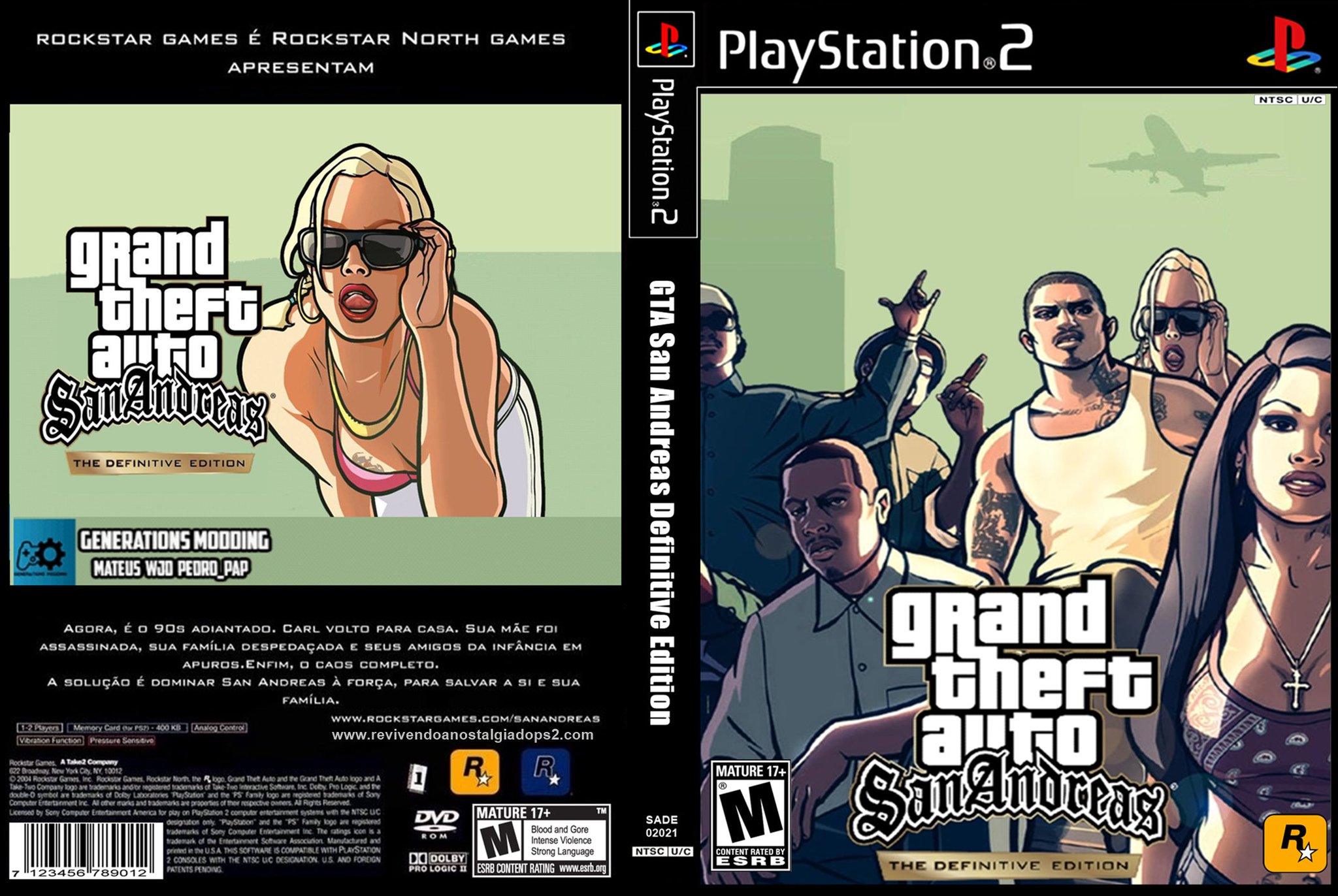 SA/PS2] GTA San Andreas Definitive Edition Playstation 2 - Fórum