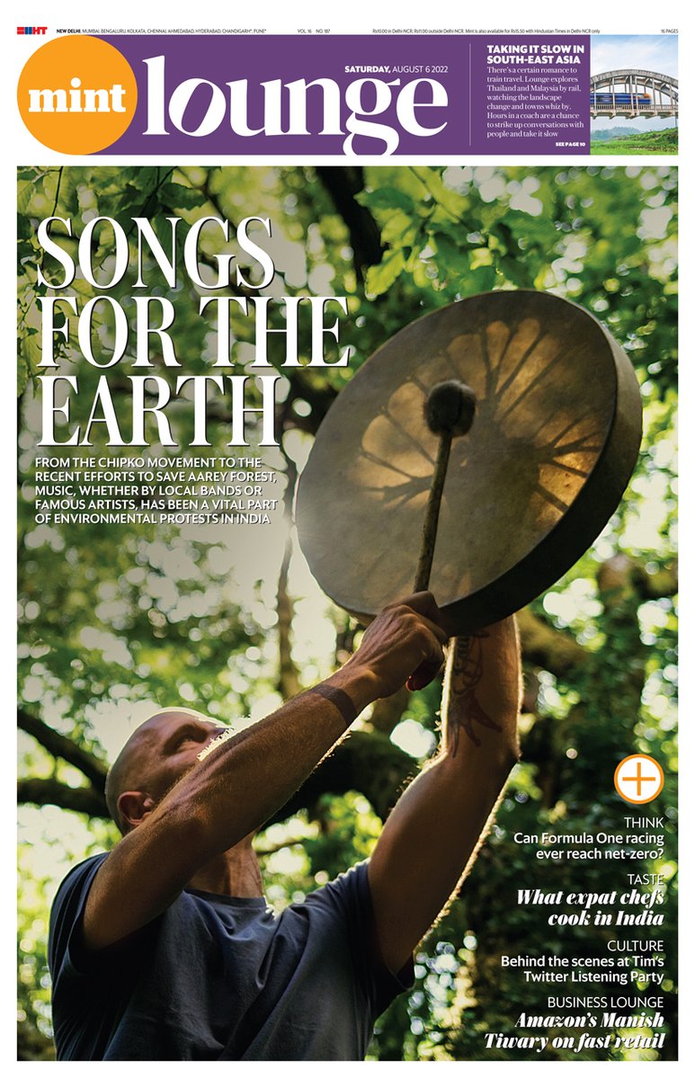 Mint_Lounge's tweet image. #IssueOut From the #Chipko movement to #SaveAarey, music—whether by local bands or famous artists—has been a vital part of environmental protests