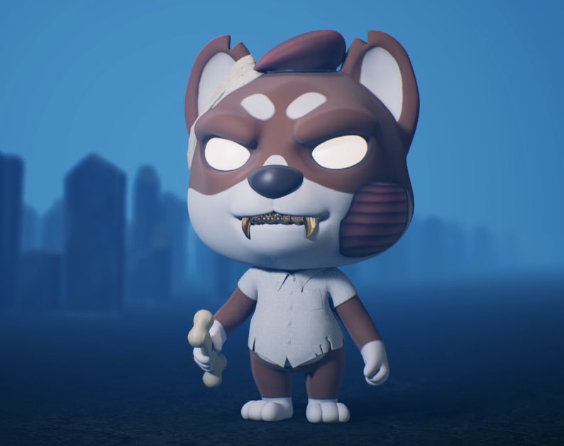 AusSniperNFT's tweet photo. @Cheesecake848 and @Dr_Zinu told me that @ZinuToken are a strong community … so it made sense to pick me up my zombie dog bone wielding puppy 🐶 

#zinu #zinumob #zinutoken #bap #bullsandapes https://t.co/DQe9BNpbs7