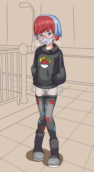 ボタンちゃ落書き 半透明スカートが可愛いすぎると思います 