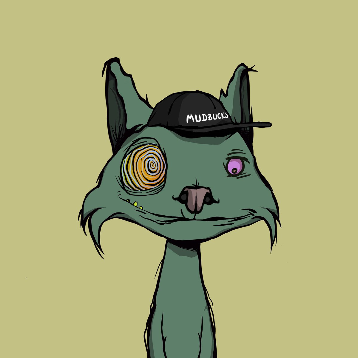 alexoleyplease's tweet photo. Just discovered @mudcatswtf and LOVE the ART! All the best things come out of the mud. Man, am I glad I got in early. They’re flying fast and pretty. 🌜😻🐈 https://t.co/1bhVpEA5MW