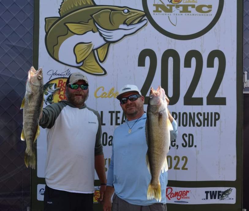 Topper/Hasse in 5th at the Cabelas National Team Championship on Lake Oahe going into Day 3! 8/5