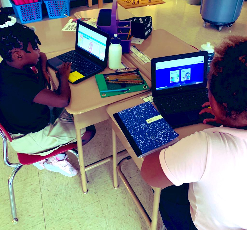Erob624's tweet photo. I spy good instructional practices @IPSABE88 today! Small groups, Imagine Learning, number bonds, &amp; a little John Coltrane in ELA were on the menu! Several learning experiences took place! #TeamESRocks @DrNHenderson @AleesiaLJohnson @DrWarrenMorgan @Dr_MJackson1 https://t.co/z6Zbu7AGhS