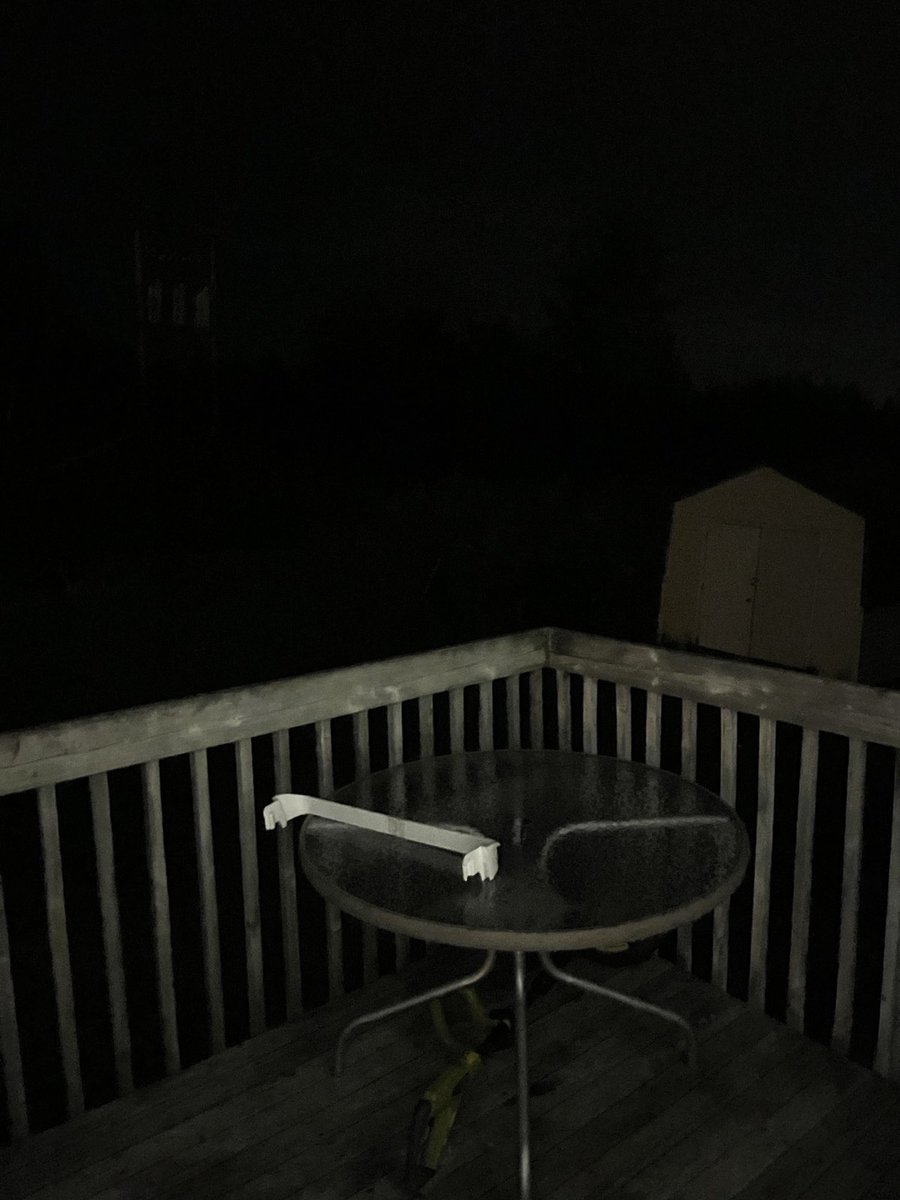 When it's dark out, it's dark out.